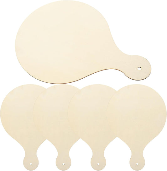 5pcs Mini Wooden Cutting Boards with Handle DIY Blank Small Bread Cheese Charcuterie Serving Tray for Kitchen and Home Decor